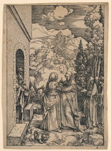 A látogatás a Szűz életéből alkotó: Albrecht Dürer