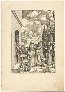 A látogatás, a Szűz életéből alkotó: Albrecht Dürer