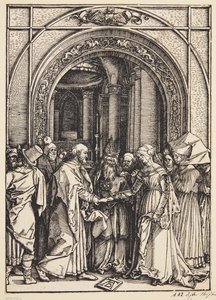 A Szűzanya eljegyzése alkotó: Albrecht Dürer