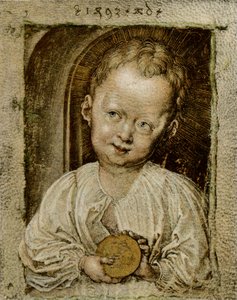 A fiú Jézus mint Megváltó alkotó: Albrecht Dürer