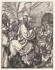 Belépés Jeruzsálembe alkotó: Albrecht Dürer