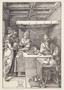 Keresztelő Szent János fejét hozta Heródiásnak alkotó: Albrecht Dürer