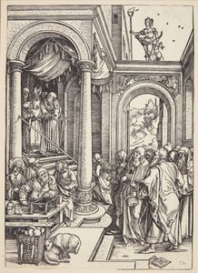 Szűzanya bemutatása a templomban alkotó: Albrecht Dürer