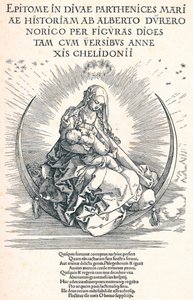 A Szűz élete címlapja, 1511 1906 alkotó: Albrecht Dürer