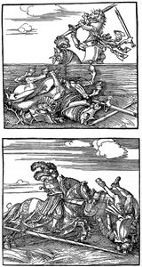 Versenyjelenetek, 1515-1516, 1936 alkotó: Albrecht Dürer