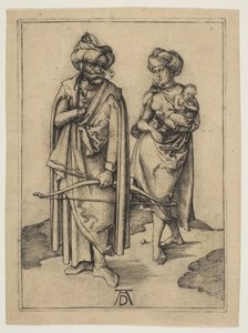 Török család, kb. 1496. alkotó: Albrecht Dürer