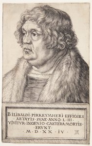 Willibald Pirkkheimer alkotó: Albrecht Dürer