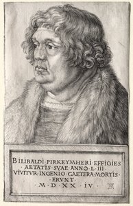 Willibald Pirkheimer alkotó: Albrecht Dürer