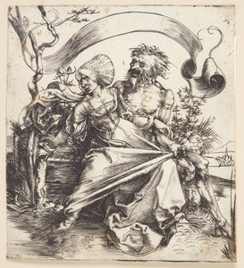 Fiatal nőt megtámadt a halál alkotó: Albrecht Dürer