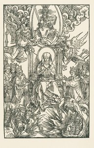 Birgitta átadja műveit a császárnak, királyoknak és hercegeknek. alkotó: Albrecht Dürer or Duerer