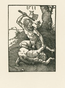 Káin megöli Ábelt alkotó: Albrecht Dürer or Duerer