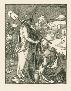 Krisztus megjelenése Mária Magdalénának - Noli Me Tangere, 1510 körül (fametszet) alkotó: Albrecht Dürer or Duerer
