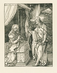 Krisztus megjelenik anyjának, 1510 körül (fametszet) alkotó: Albrecht Dürer or Duerer
