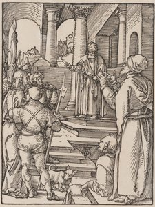 Krisztus Anna előtt alkotó: Albrecht Dürer