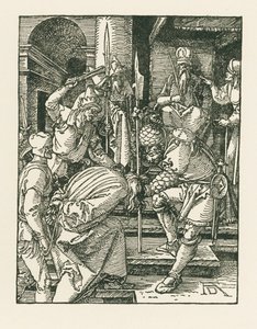 Krisztus Annás előtt, 1508-09 körül (fametszet) alkotó: Albrecht Dürer or Duerer