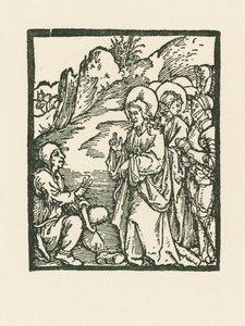 Krisztus meggyógyít egy leprást alkotó: Albrecht Dürer or Duerer
