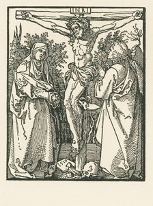 Krisztus a kereszten Szűz Máriával és Szent Jánossal alkotó: Albrecht Dürer or Duerer
