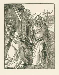 Krisztus elbúcsúzik anyjától, 1508-09 körül (fametszet) alkotó: Albrecht Dürer or Duerer