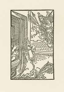David imádkozik. Illusztráció a Diurnale s m chorum ecclesie Basilienhez. Nyomtatta Johann Bergmann, Bázel alkotó: Albrecht Dürer or Duerer