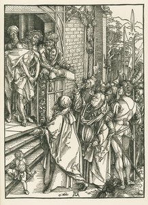 Ecce Homo, 1498 körül (fametszet) alkotó: Albrecht Dürer or Duerer