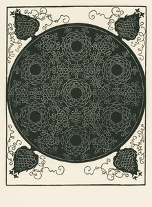 Csomó kis fekete körrel a közepén, amely hatszor ismétlődik. alkotó: Albrecht Dürer or Duerer