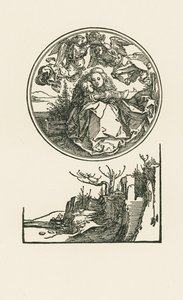 Madonna körben, 1514 körül (fametszet) alkotó: Albrecht Dürer or Duerer
