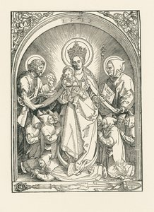 Madonna karthauzi szerzetesekkel, Keresztelő Szent János és Brúnó szentekkel alkotó: Albrecht Dürer or Duerer