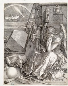 Melankólia I (metszet alkotó: Albrecht Dürer