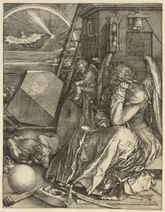 Melenkólia I, 1514 alkotó: Albrecht Dürer