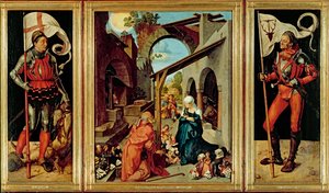 Paumgartner-oltár, 1500 körül (olaj, mészkő) alkotó: Albrecht Dürer or Duerer