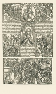 Szent Birgitta és a Szűzanya közbenjárása a kárhozottakért alkotó: Albrecht Dürer or Duerer