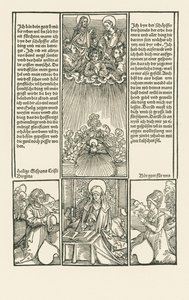 Szent Birgitta mint közbenjáró, egy házaspár imádkozik alkotó: Albrecht Dürer or Duerer
