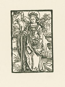 Szent Katalin alkotó: Albrecht Dürer or Duerer