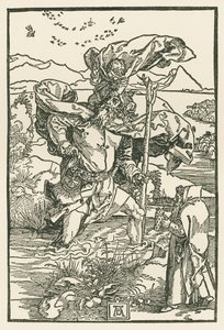 Szent Kristóf, 1503-04 körül (fametszet) alkotó: Albrecht Dürer or Duerer