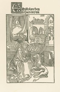 Szent Jeromos a dolgozószobájában alkotó: Albrecht Dürer or Duerer