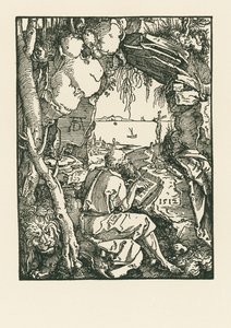 Szent Jeromos a barlangban alkotó: Albrecht Dürer or Duerer