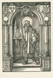 Szent Sebald a fülkében alkotó: Albrecht Dürer or Duerer