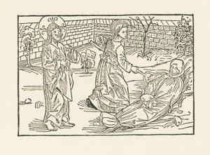 Hatodik irgalmassági munka: Gondoskodás embertársaink temetéséről alkotó: Albrecht Dürer or Duerer