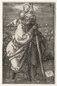 Szent Kristóf, balra néző alkotó: Albrecht Dürer or Duerer
