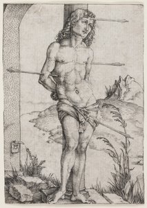 Szent Sebestyén az oszlopnál alkotó: Albrecht Dürer