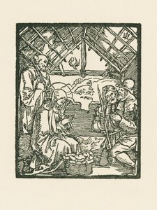 A pásztorok imádása alkotó: Albrecht Dürer or Duerer