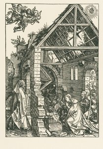 A pásztorok imádása, 1502-03 körül (fametszet) alkotó: Albrecht Dürer or Duerer