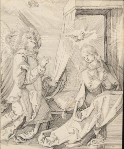 Az Angyali üdvözlet alkotó: Albrecht Dürer
