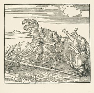 A német torna, 1517-18 körül (fametszet) alkotó: Albrecht Dürer or Duerer