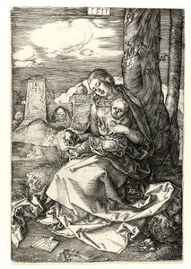 Madonna a körtével alkotó: Albrecht Dürer
