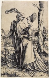 A sétány, c. 1496 alkotó: Albrecht Dürer