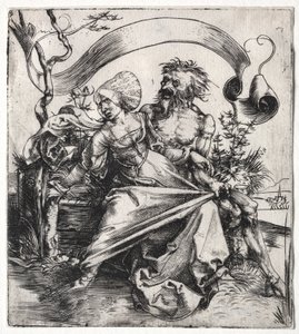 The Ravisher, c. 1495 (metszet) alkotó: Albrecht Dürer or Duerer