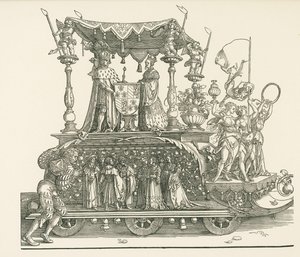 A kis diadalmas kocsi vagy a burgundi házasság alkotó: Albrecht Dürer or Duerer