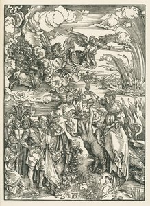 Babilon szajhája. Szent János Jelenései, 1496-97 körül (fametszet) alkotó: Albrecht Dürer or Duerer