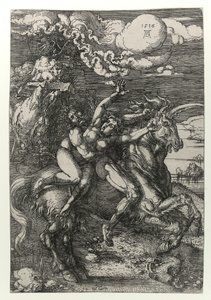 Az egyszarvú elrablása alkotó: Albrecht Dürer